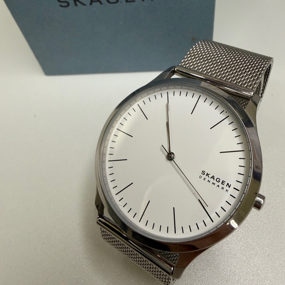 Skagen Denmark Jorn Men’s Mesh Band Stainless Steel Watch SKW6565